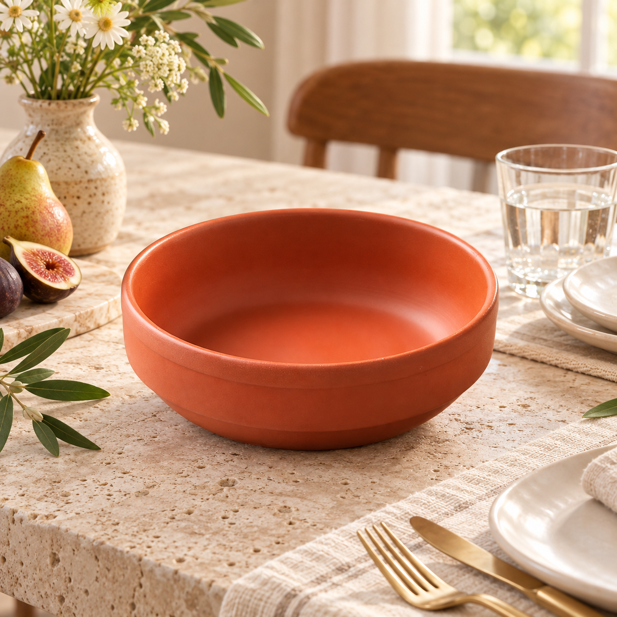 5-Inch Traditional Clay Steaming Bowl